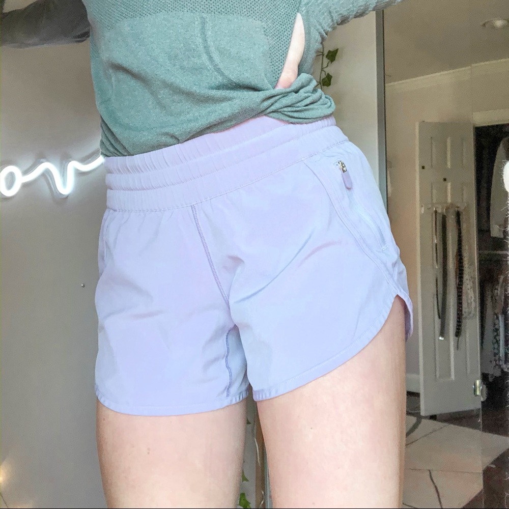 Lululemon Athleta Lilac Tracker Shorts